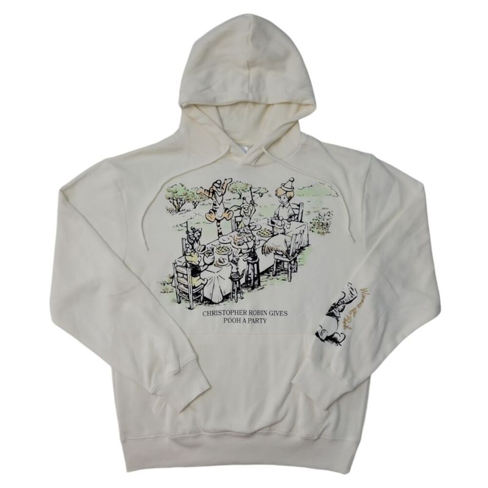 Women's Character Kangaroo Pocket Adjustable Drawstring Hoodie - Winnie The Pooh